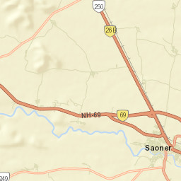 Saoner Street Map