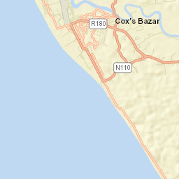 Cox’s Bāzār Street Map