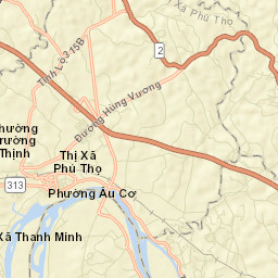 Thị xã Phú Thọ Street Map