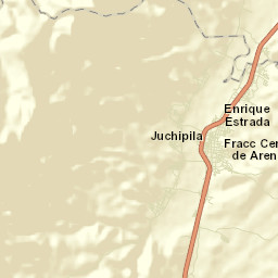 Juchipila Street Map