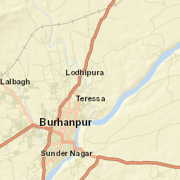 Burhanpur Street Map