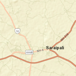 Saraipali Street Map