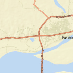 Pakokku Street Map
