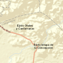 Ixtapan de la Concepción Street Map