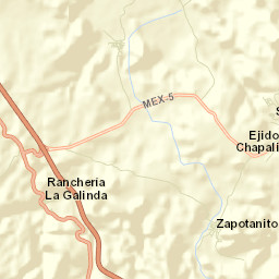 Zapotanito Street Map