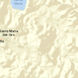 Santa María del Oro Street Map