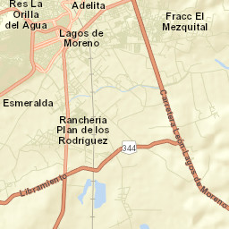 Lagos de Moreno Street Map
