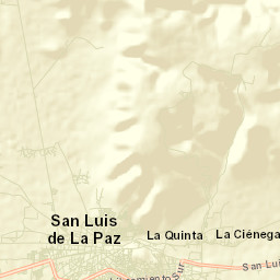 La Ciénega Street Map