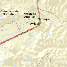 Colonia las Flores Street Map