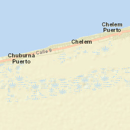 Chelem Street Map