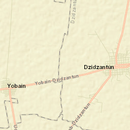 Dzidzantun Street Map
