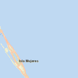 Isla Mujeres Street Map