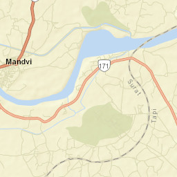 Mandvi (Surat) Street Map