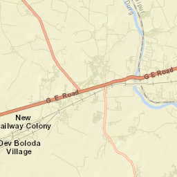 Kumhari Street Map