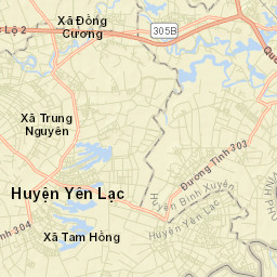 Huyện Yên Lạc Street Map
