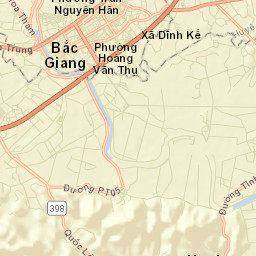 Bắc Giang Street Map
