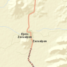 Zacualpan Street Map