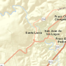 Colonia Santa Cecilia Street Map