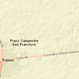 Tizimín Street Map
