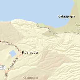 Kualapu‘u Street Map