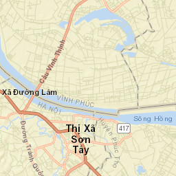 Sơn Tây Street Map