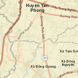 Huyện Yên Phong Street Map