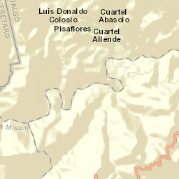 Pisaflores Street Map