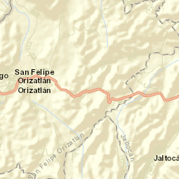 San Felipe Orizatlán Street Map