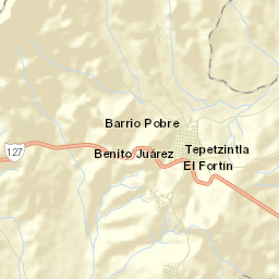 Tepetzintla Street Map