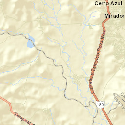Cerro Azul Street Map