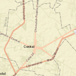 Conkal Street Map
