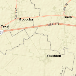 Baca Street Map