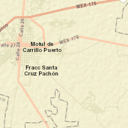Motul Street Map