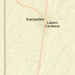 Kantunilkín Street Map
