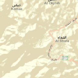 Ash Shafā Street Map