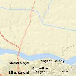 Bhusaval Street Map