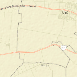 Ucú Street Map