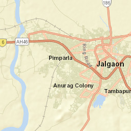 Jalgaon Street Map