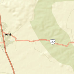 Arvi Street Map