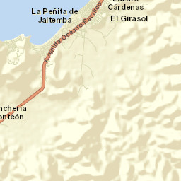 Rincón de Guayabitos Street Map