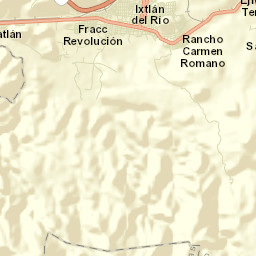 Ixtlán del Río Street Map