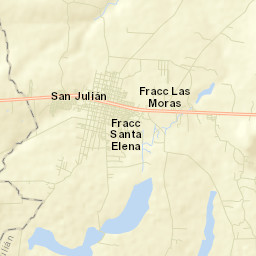 San Julián Street Map