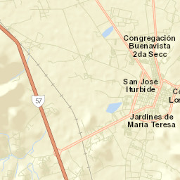 San José Iturbide Street Map