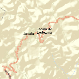 Jacala Street Map