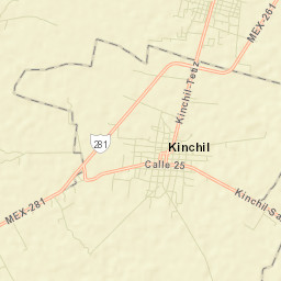 Kinchil Street Map