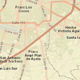 Leona Vicario Street Map