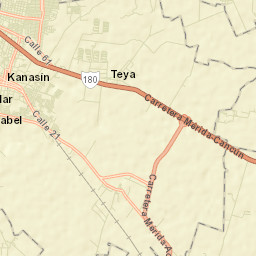 Kanasín Street Map