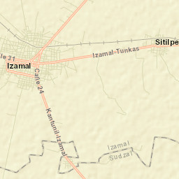 Sitilpech Street Map