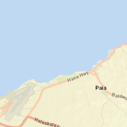 Paia Street Map