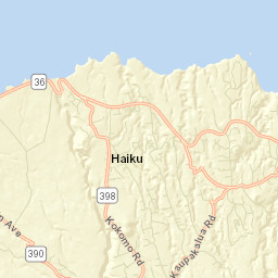 Haiku-Pauwela Street Map
